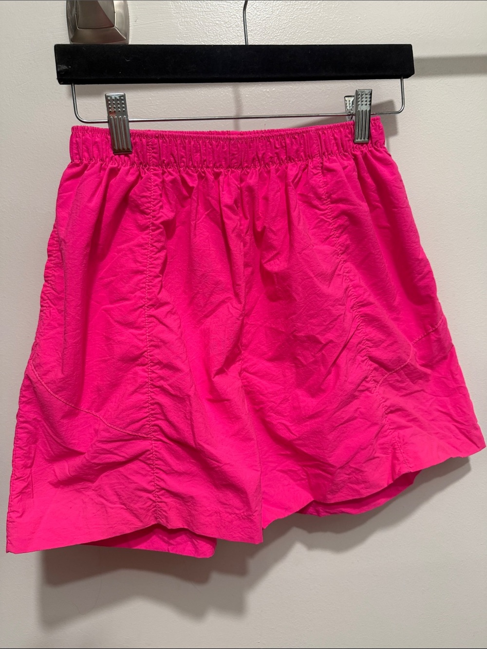 Women’s Athletic Shorts — Bright Pink Performance Shorts